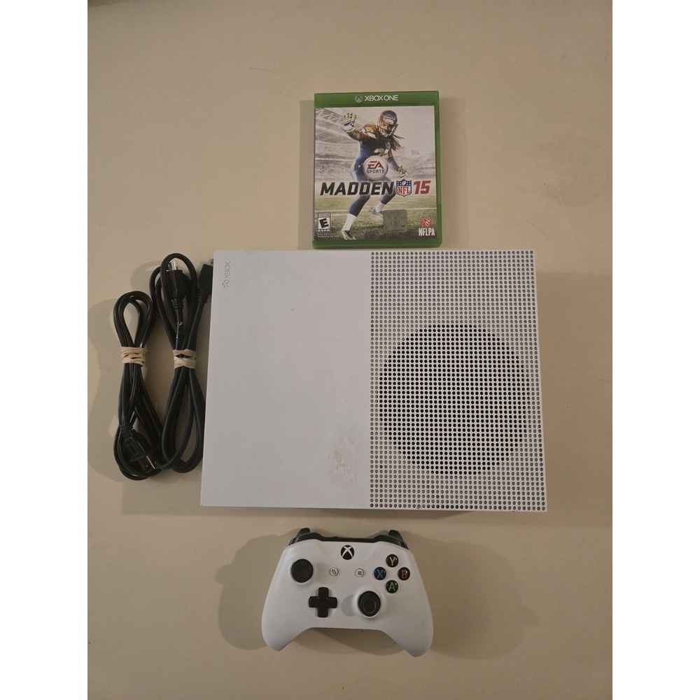 Microsoft Xbox One S Bundle 500GB Home Console - White